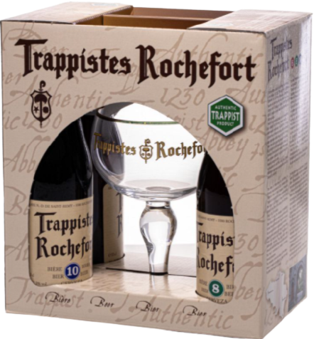 Trappist Rochefort bierpakket met glas